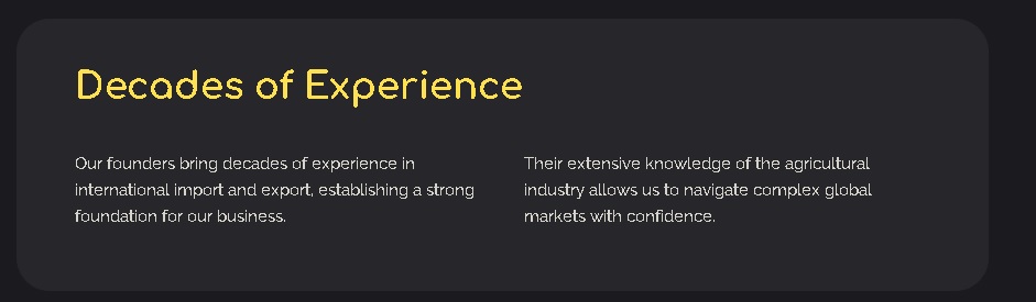 Global Agricultural Trade